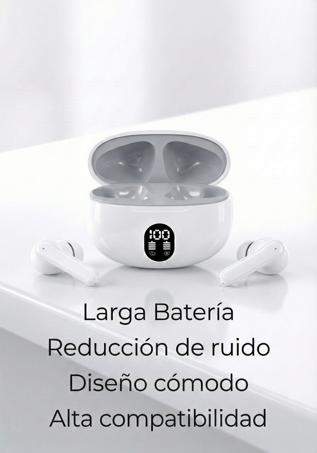 TWS | Audifonos inalámbricos con display LED