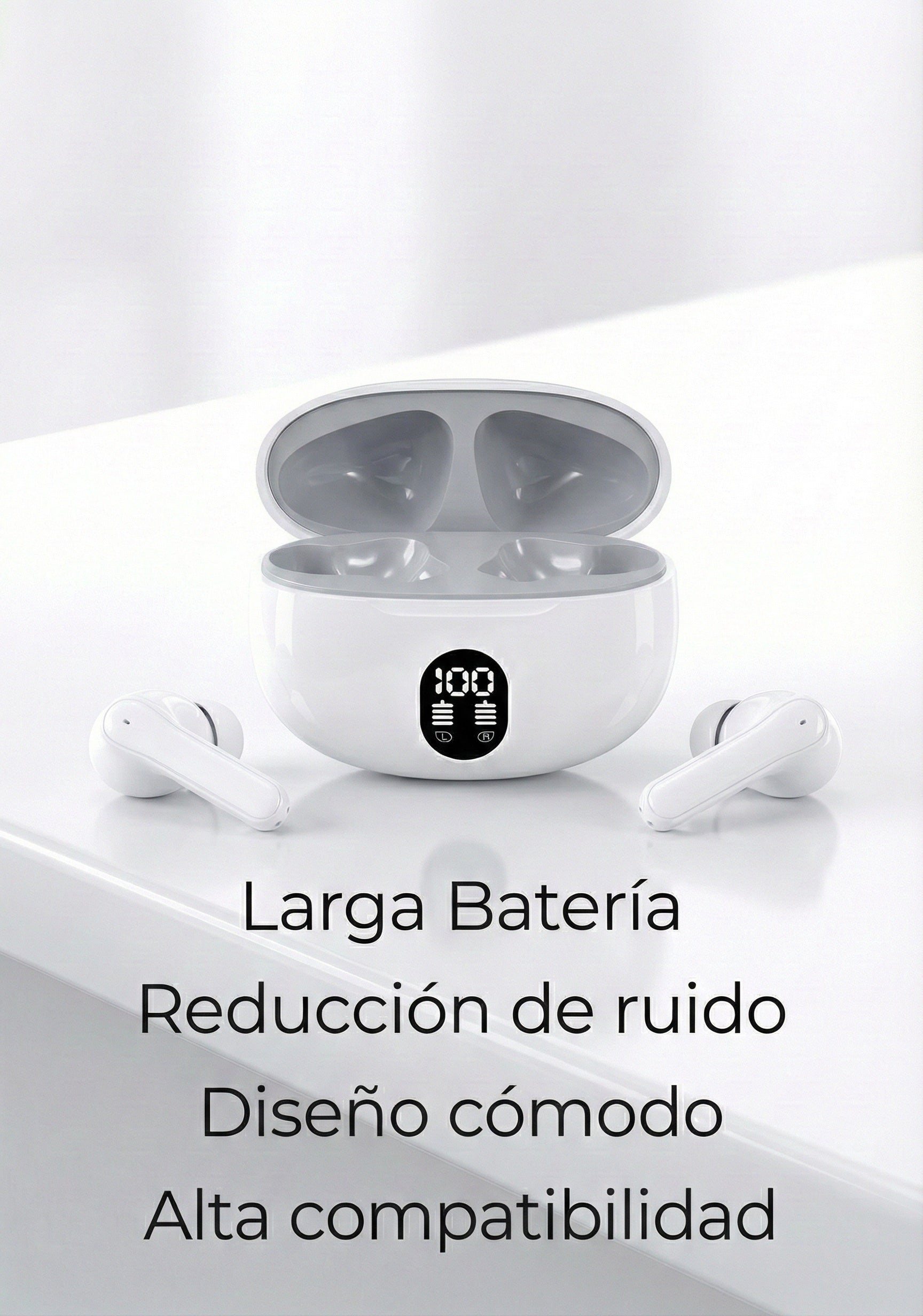 TWS | Audifonos inalámbricos con display LED